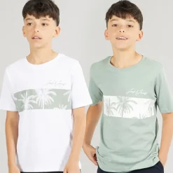 JACK & JONES Drenge T-shirts Hvid