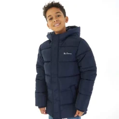 Online Ben Sherman Drenge Tyk Pufferjakke Blå Blazer
