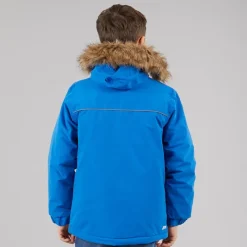 Discount Trespass Drenge Upsider Foret Vandtæt Parka Blå Blå