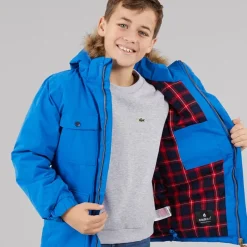 Discount Trespass Drenge Upsider Foret Vandtæt Parka Blå Blå