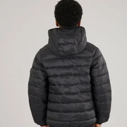 Best JACK & JONES Drenge Wilson Puffer Jakke Sort