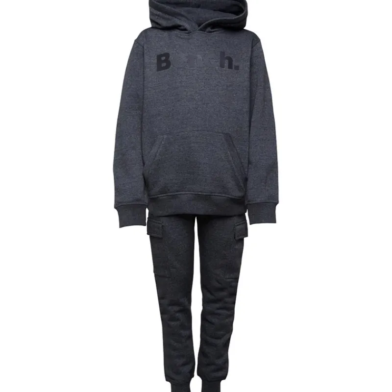 Outlet Bench Drengenes Fargo Fleece Cargo Træningssæt Antracit
