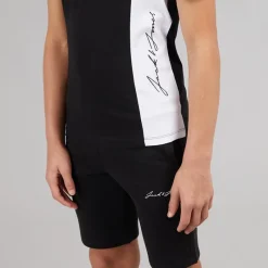 Online JACK & JONES Drengenes Jax Blocking T-shirt og Shorts Sæt Sort