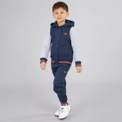 Online Ellesse Drengenes Renato Logo Hættetrøje Og Joggingbukser Sæt Blå/​Grå