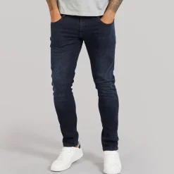 Online Duck and Cover Jeans til Herre Maylead Slim Fit Blå Sort Sortblå