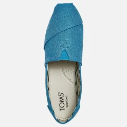 Best TOMS Espadriller i lærred til kvinder Island Blå Blå