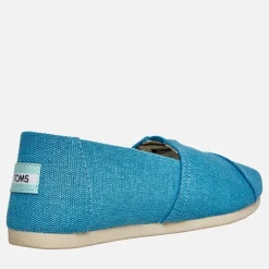 Best TOMS Espadriller i lærred til kvinder Island Blå Blå