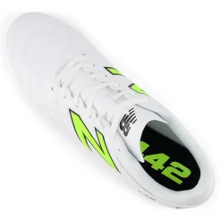 Hot New Balance Herre 442 Academy V2 Fodboldstøvler Til Fast Underlag Hvid