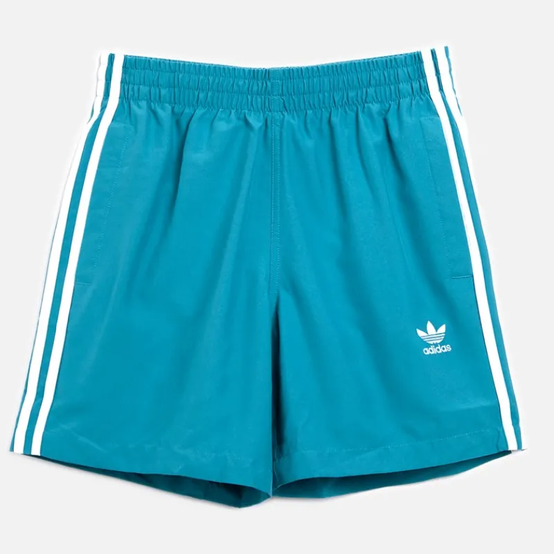 Online adidas Originals Herre Adicolor 3 striber svømme shorts Arctic Fusion