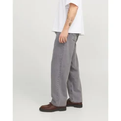 New JACK & JONES Herre Alex SQ 053 Baggy Fit Jeans Grå Vask Grå