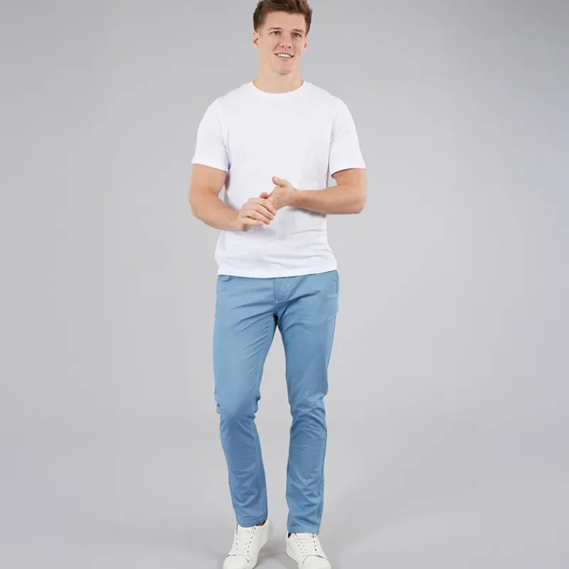 Sale Indicode Herre Alkok Chinos Sky Way Blå
