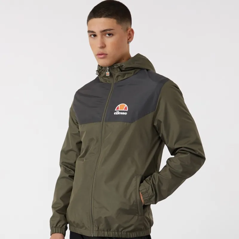 Best Ellesse Herre Anatolio Windrunner Jakke Khaki kakigrøn