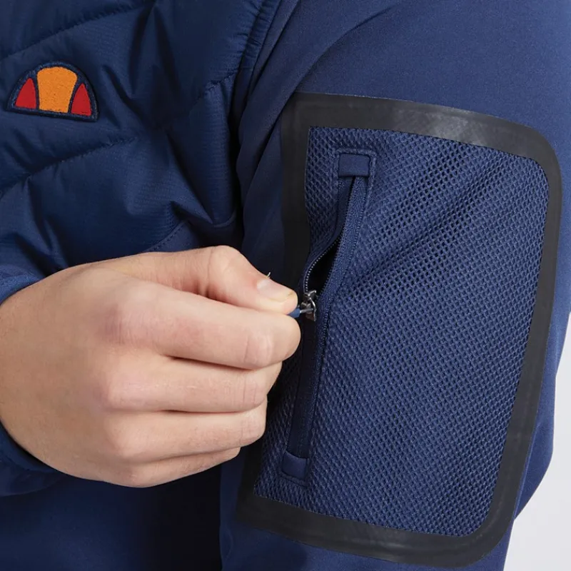 Best Ellesse Herre Angiolo Hybrid Lette jakker Flade Marineblå