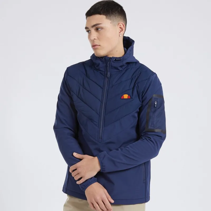 Best Ellesse Herre Angiolo Hybrid Lette jakker Flade Marineblå