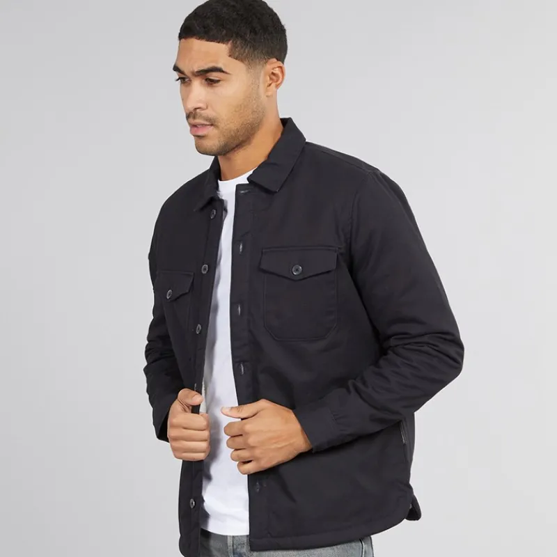 French Connection Herre Arbejdsmand Borg Overshirt Marine Marineblå