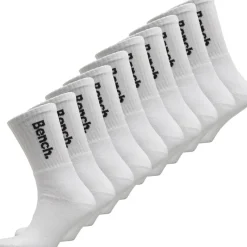 Online Bench Herre Ardal Ten Pack Polstrede Crew Sokker Hvid/​Sort