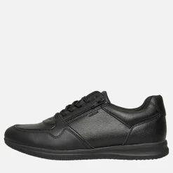 New GEOX Herre Avery Zip Sneakers Sort