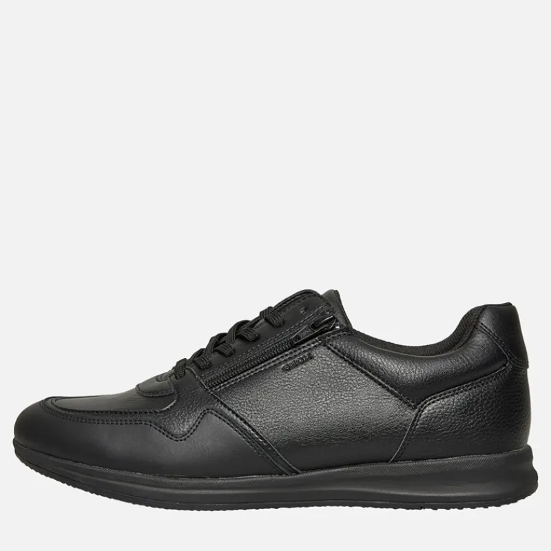 New GEOX Herre Avery Zip Sneakers Sort