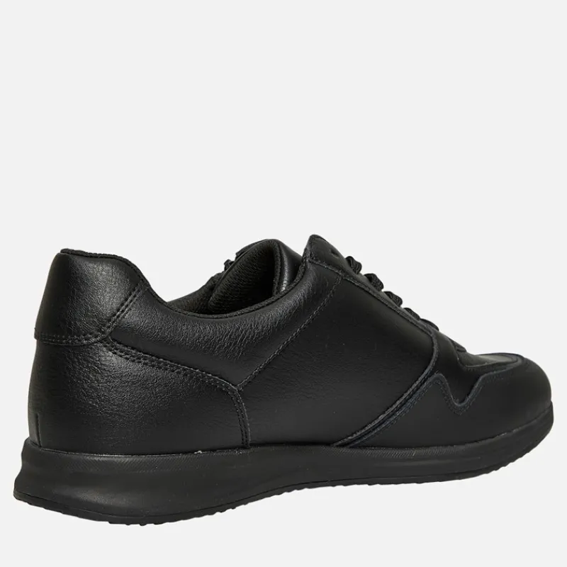 New GEOX Herre Avery Zip Sneakers Sort