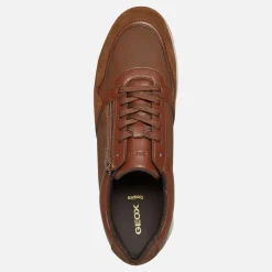 Hot GEOX Herre Avery Zip Sneakers Brun