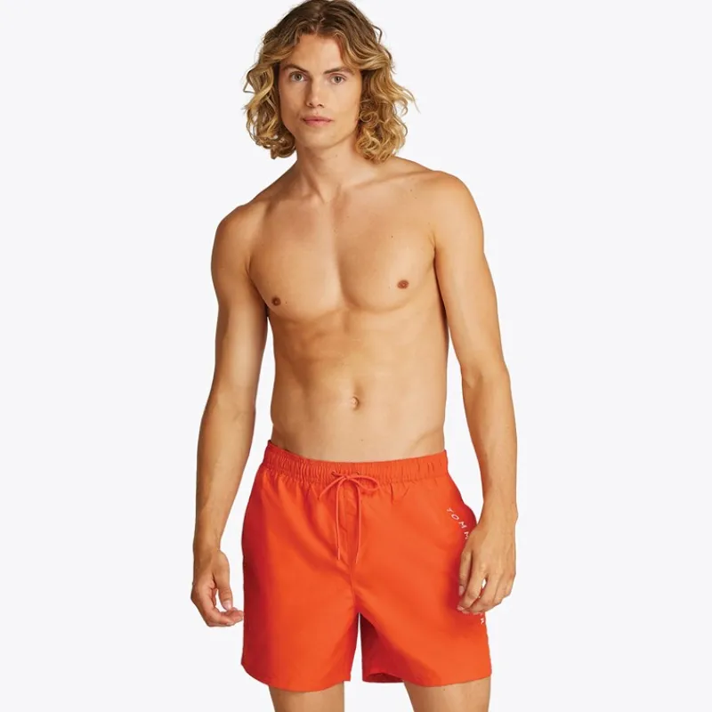 Sale Tommy Hilfiger Herre Badeshorts Strålende Orange