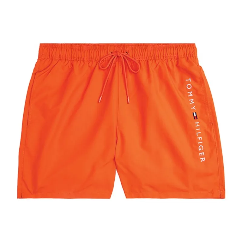 Sale Tommy Hilfiger Herre Badeshorts Strålende Orange