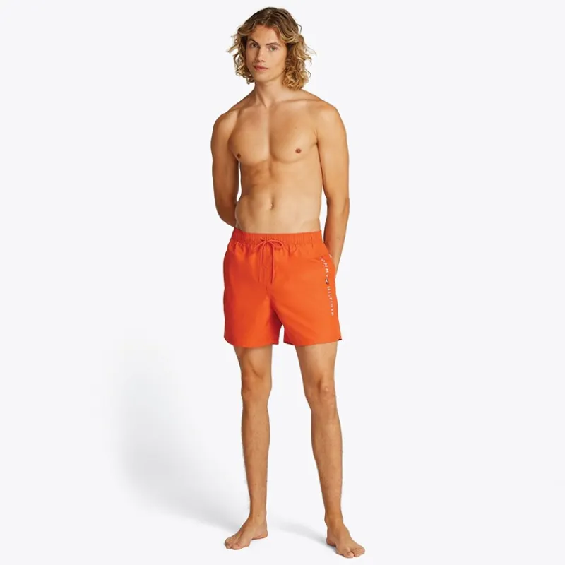 Sale Tommy Hilfiger Herre Badeshorts Strålende Orange