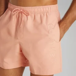 Outlet Calvin Klein Herre badeshorts vintage fersken Bleg Orange