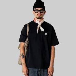 New Woodbird Herre Baine Koi Levering T-shirt Sort