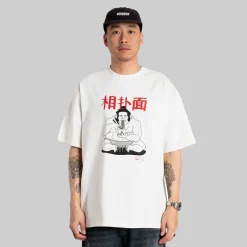 Discount Woodbird Herre Baine Sumo T-shirt Off White Off-white