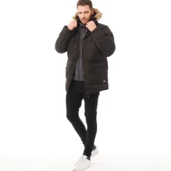 Hot Trespass Herre Baldwin Isoleret Vandafvisende Parka Sort