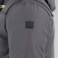 Hot Indicode Herre Baltico Duffel Coat Mørkegrå Dk Grey