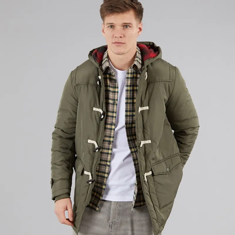 New Indicode Herre Baltico Duffel Frakke Army