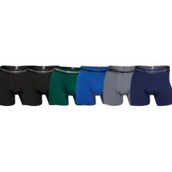 Clearance JBS Herre Bambus Boxers med seks pakning Multifarvet Flerfarvet