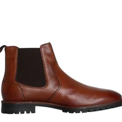 New Ben Sherman Herre Baron Læder Chelsea Støvler Brun