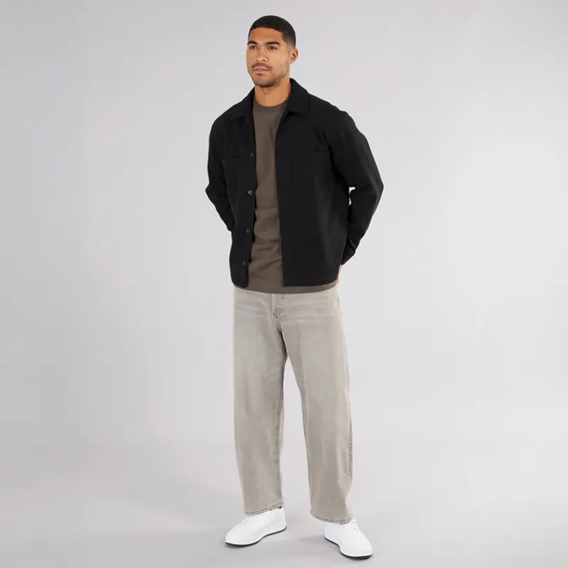 Outlet JACK & JONES Herre Baxter Overshirt Sort