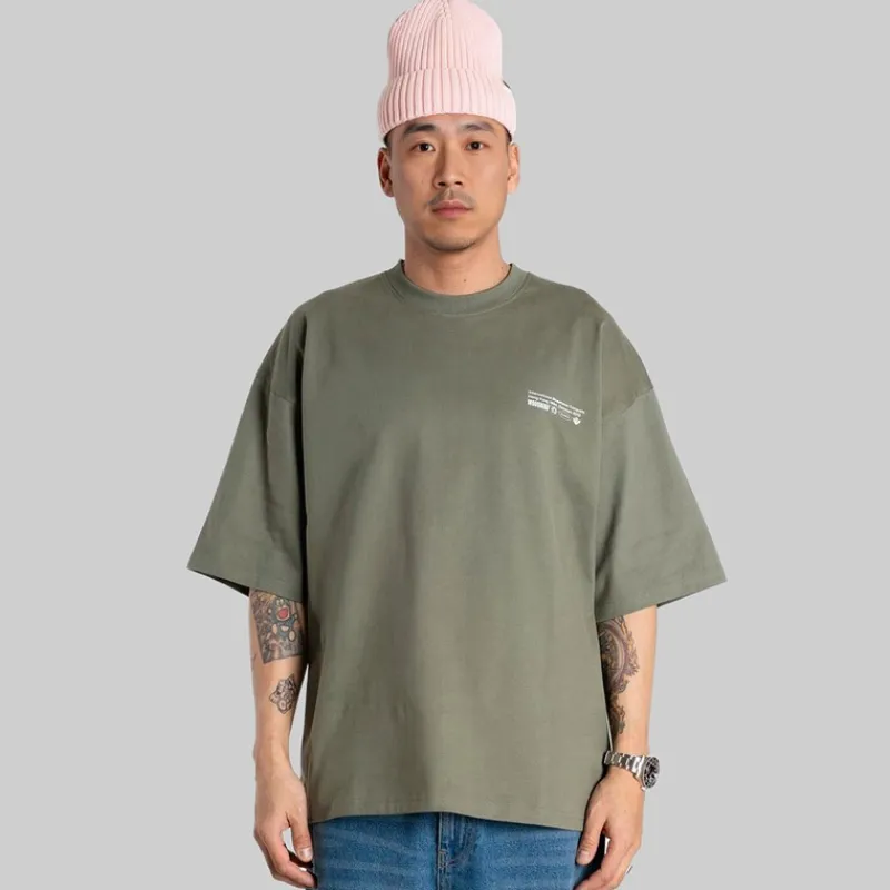 Best Woodbird Herre Beam Wobble T-shirt Grå Grøn Grey-Green