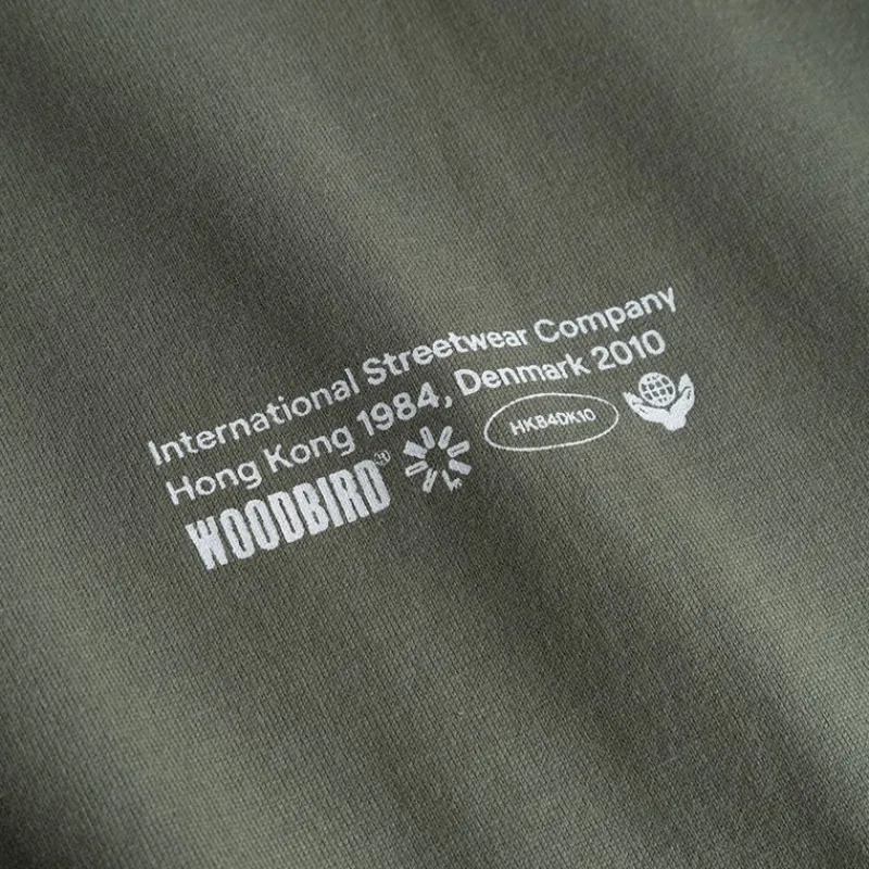 Best Woodbird Herre Beam Wobble T-shirt Grå Grøn Grey-Green