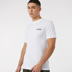 Hot Ellesse Herre Benzina Heritage Ryg Logo T-shirt Hvid