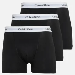Calvin Klein Herre Bomuld Stretch Tre Pak Boxer Trusser /​/​ Sort