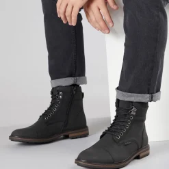 New Ben Sherman Herre Bonneville Snørebåndsstøvler Sort