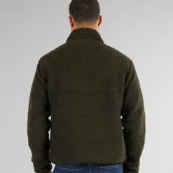 French Connection Herre Borg Fleece med tragthals Khaki