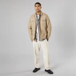 Clearance French Connection Herre Borg Skjorte Sten beige