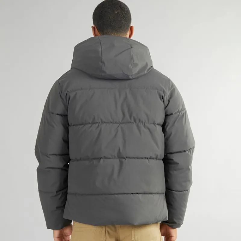 Outlet JACK & JONES Herre Brady Hætte Puffer Asphalt Grå