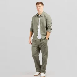 Best Solid Herre Bukser Dusty Olive