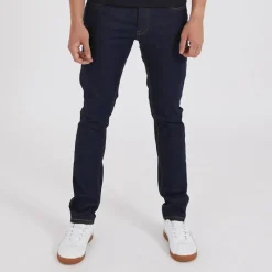 Crosshatch Herre Buraca Slim Fit Jeans Indigo Indigoblå