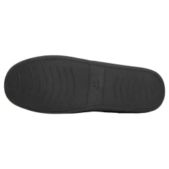 Outlet Lyle And Scott Vintage Herre Buster Mocassin Tøfler Sort Blandet Tjek
