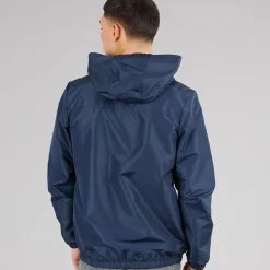 Outlet Ellesse Herre Callum Anorak Jakke Navy Marineblå