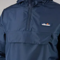 Outlet Ellesse Herre Callum Anorak Jakke Navy Marineblå