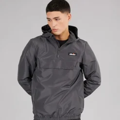Online Ellesse Herre Callum Anorak Jakke Dark Grey Grå